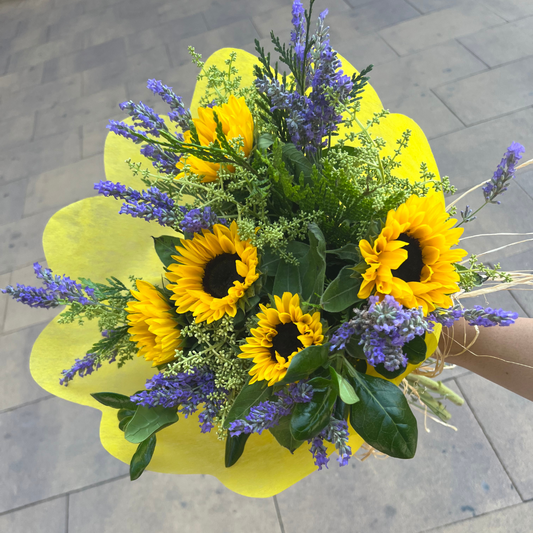 Ramo Girasoles y Lavanda/Estatis