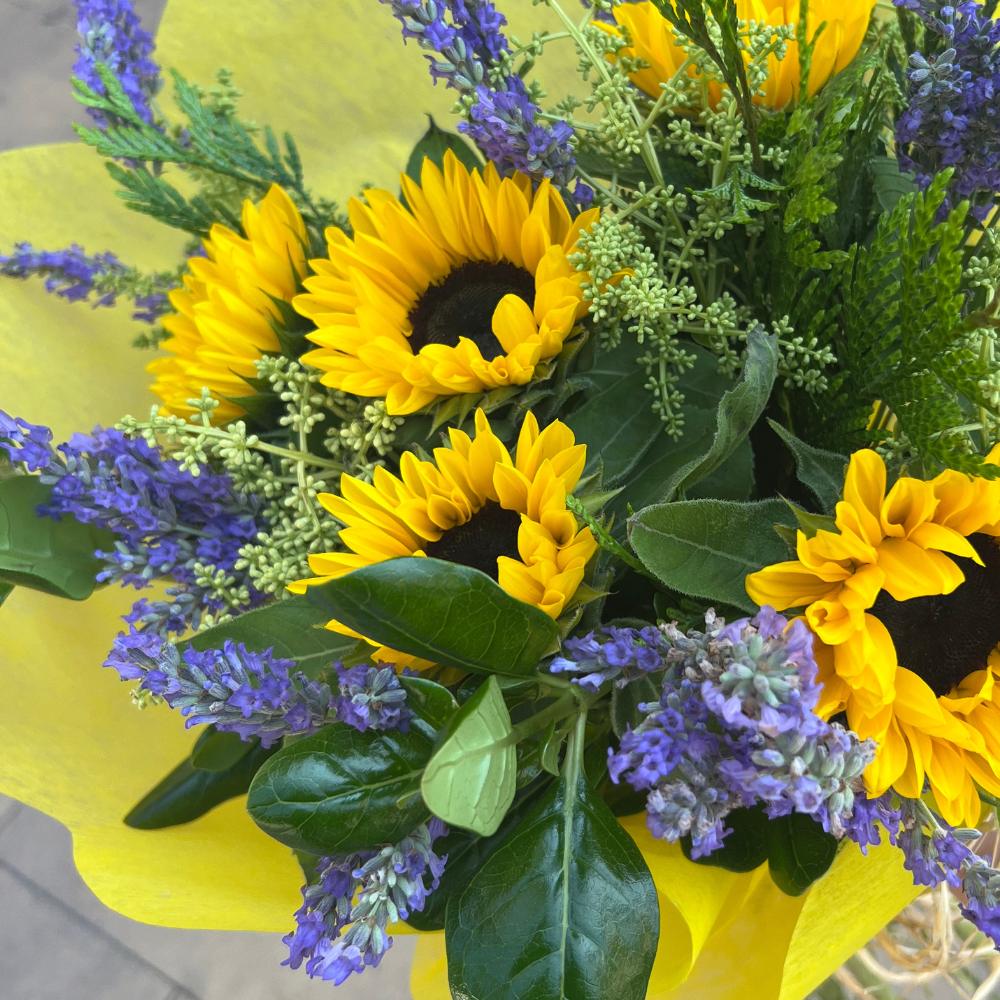 Ramo Girasoles y Lavanda/Estatis