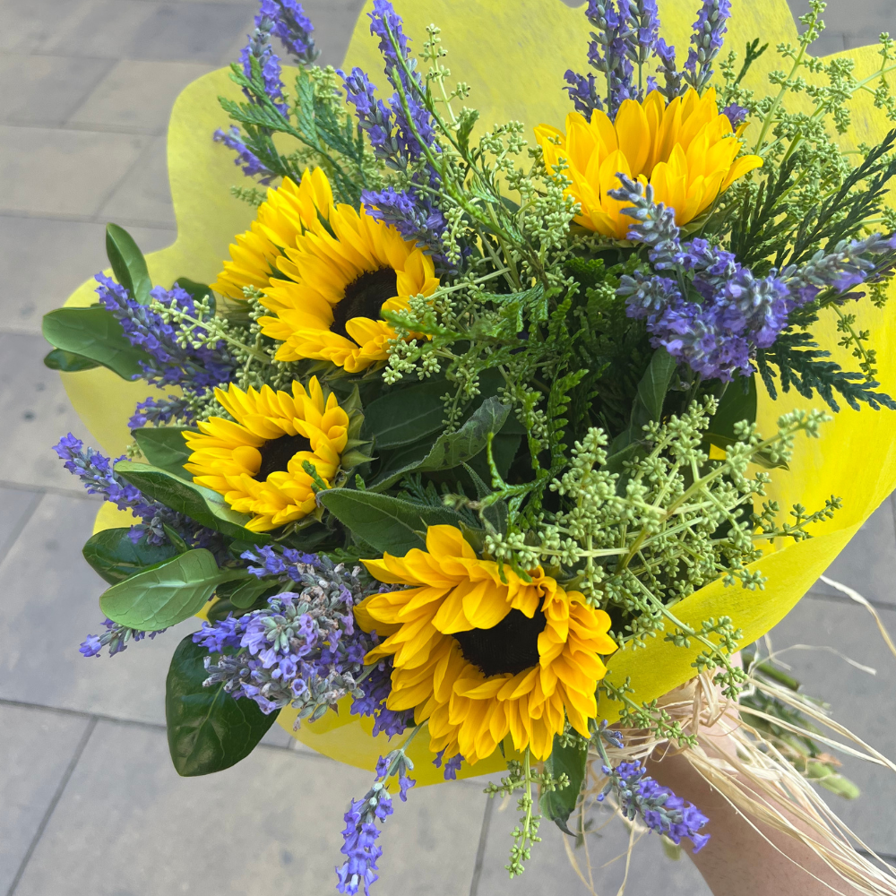 Ramo Girasoles y Lavanda/Estatis